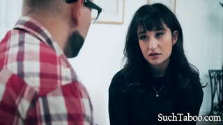 Dad Blackmailed A-Steach Fucking His Teen Nighean